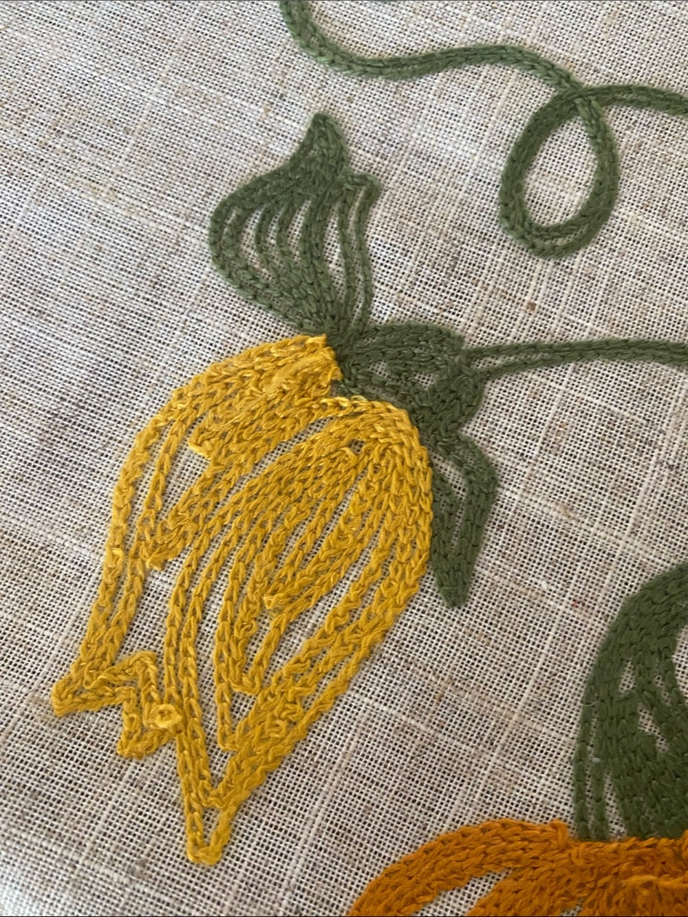 Autumn Pumpkin Table Runner - Yellow & Orange - Picture 5 of 7